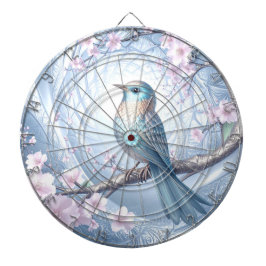Blue Bird Floral Dartboard Dartscheibe