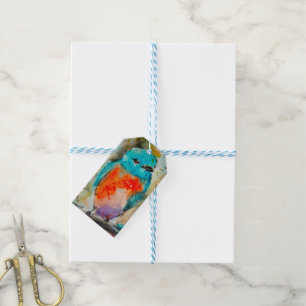 Blue Bird-Geschenkmarke Geschenkanhänger