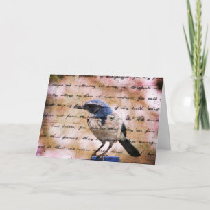 Blue Bird Inspiration Karte
