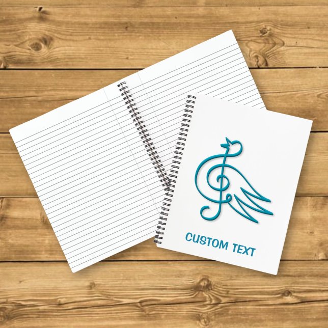 Blue Bird Musik Notizbuch (Von Creator hochgeladen)