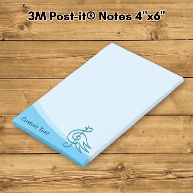Blue Bird Musik Post-it Klebezettel (Von Creator hochgeladen)