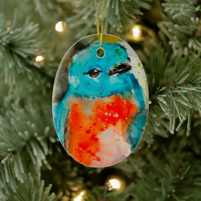 Blue Bird Ornament (Baum)
