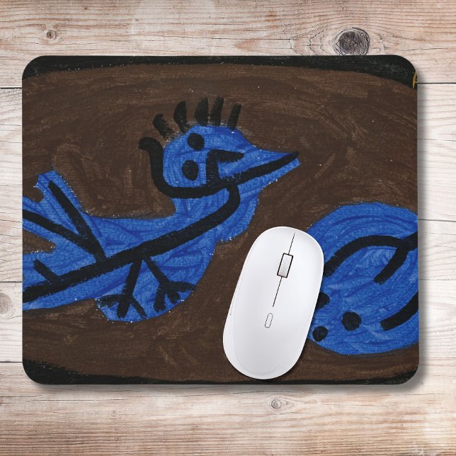 Blue Bird Pumpkin - Paul Klee 1939 Mousepad (Von Creator hochgeladen)