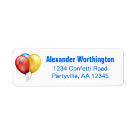 Blue Birthday Balloons Adresse