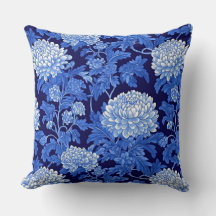 Blue Black Chinoiserie Peony