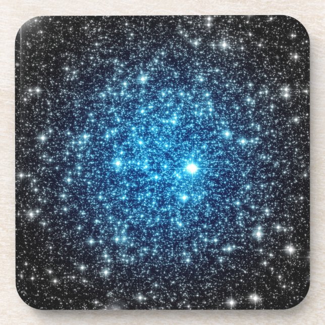 Blue & Black Galaxy Untersetzer (Vorderseite)
