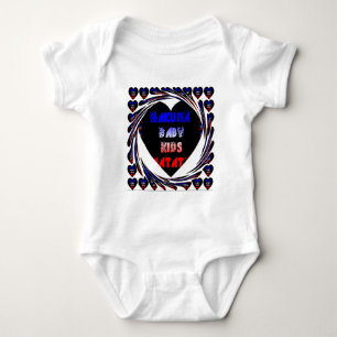 Blue Black Hakuna Matata Baby Kinder Design.pnng Strampler