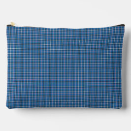 Blue Black Plaid Classic Pattern Modern Zubehörtasche