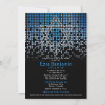 Blue Black Video Game Gamer Bar Mitzvah
