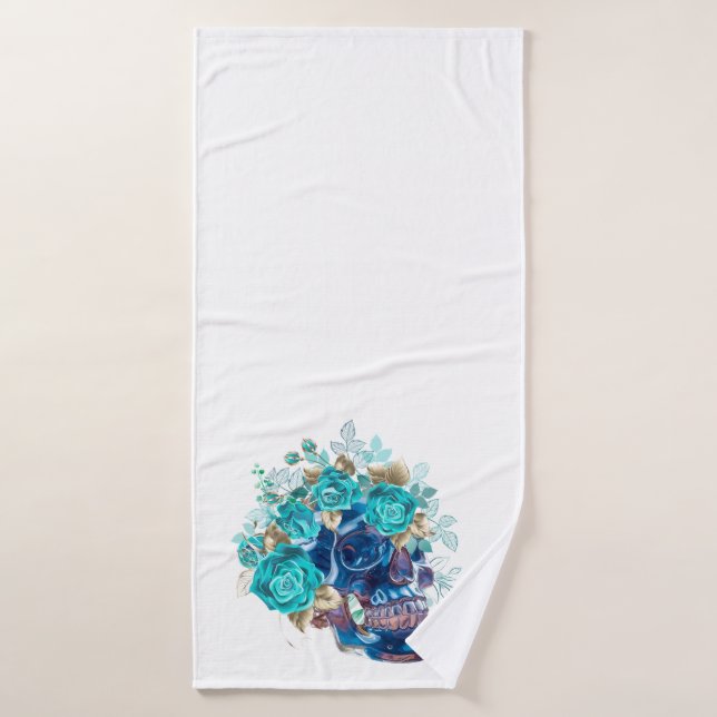 Blue Bloom Requiem (Serviette de bain)
