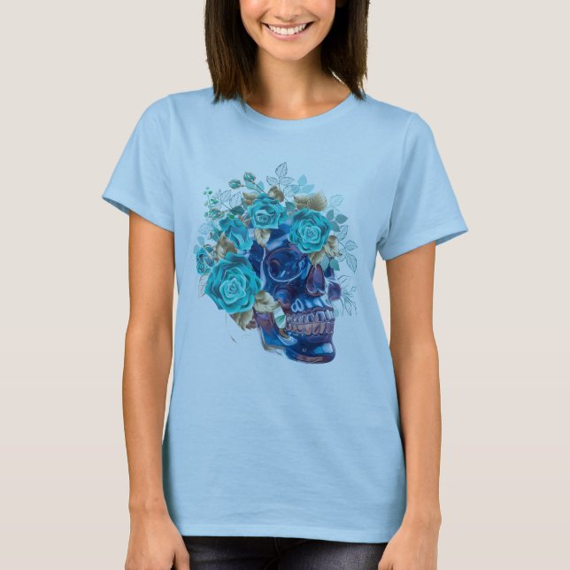Blue Bloom Requiem DAMEN T-SHIRT (Vorderseite)