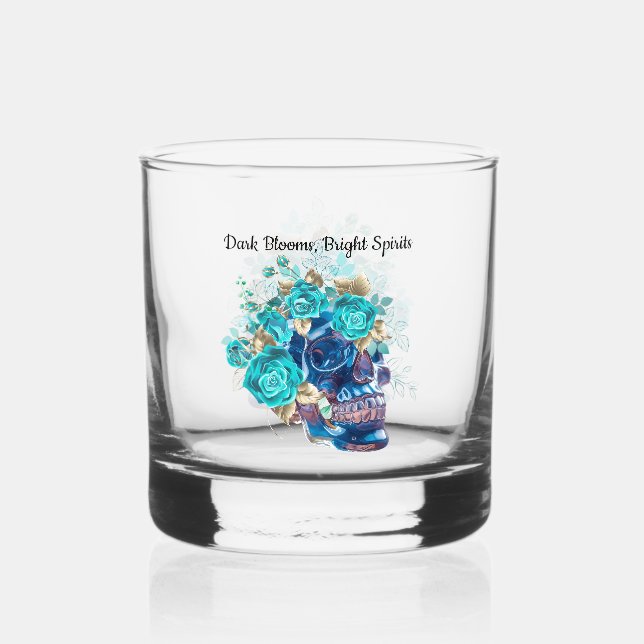 Blue Bloom Requiem Whiskyglas (Rückseite)
