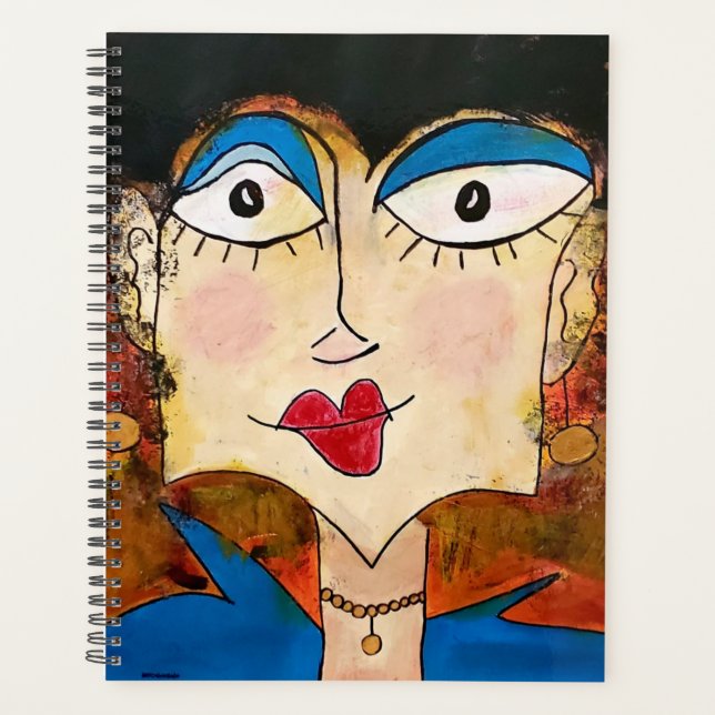 "Blue Blouse" Planner (Devant)