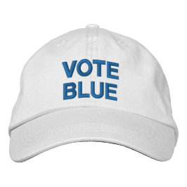 Blue Blue Blue Blue White Demokratische Ubersetzun Bestickte Baseballkappe