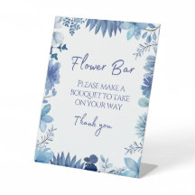 Blue Blume Bar Take a Boquet Gefallen