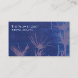 Blue Blume Business Card Visitenkarte