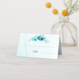 Blue Blume Custom Wedding Platzkarte