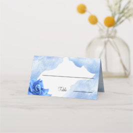 Blue Blume Custom Wedding Table Platzkarte