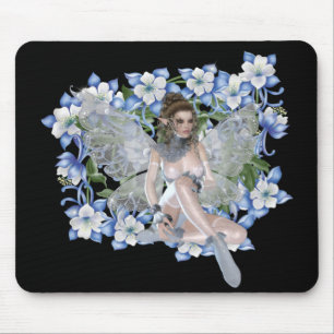 Blue Blume Fairy Design Mousepad