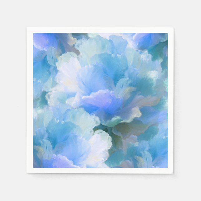 Blue Blume Napkins Serviette (Vorderseite)