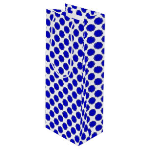 Blue Blume Ribbon von Kenneth Yoncich Geschenktüte Für Weinflaschen