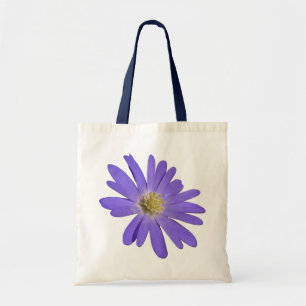 Blue Blume Tote Bag Wildlfower Beach Tragetaschen