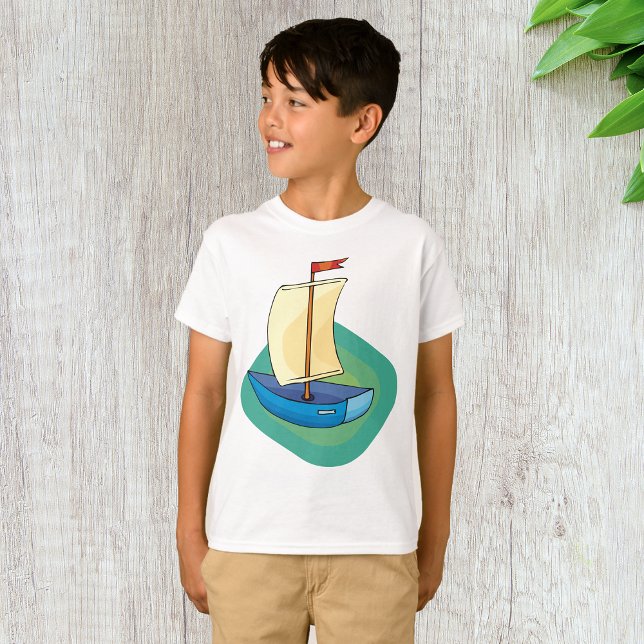 Blue Boat T-Shirt (Von Creator hochgeladen)