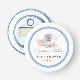 Blue Boho Bear Baby Dusche Favoriten Flaschenöffn Flaschenöffner