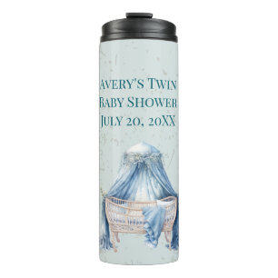 Blue Boho Crib Thermosbecher
