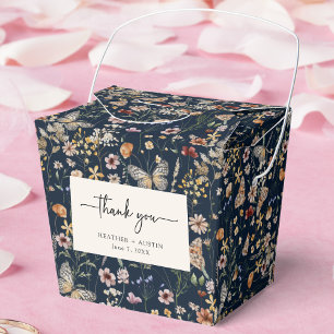 Blue Boho Gastgeschenk Hochzeit Box Geschenkschachtel