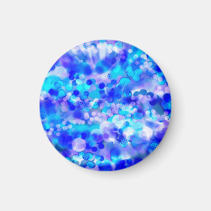 Blue Bokeh 92015 Magnet