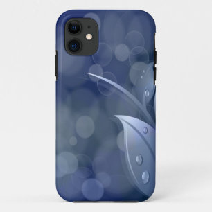 Blue Bokeh-Blätter Case-Mate iPhone Hülle