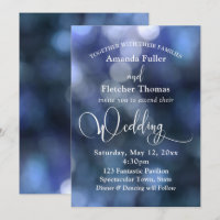 Blue Bokeh Light & Typografie 32 Wedding 3