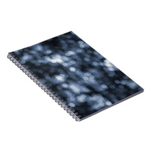 Blue Bokeh Notizblock