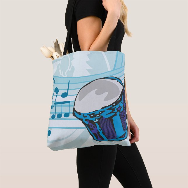 Blue Bongo Drum Music Tasche (Von Creator hochgeladen)
