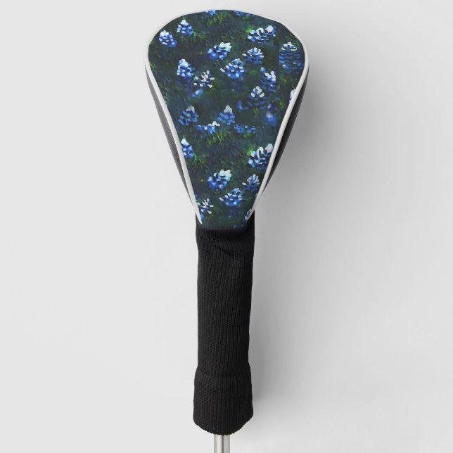 Blue Bonnetl Treiberabdeckung Golf Headcover (Vorderseite)