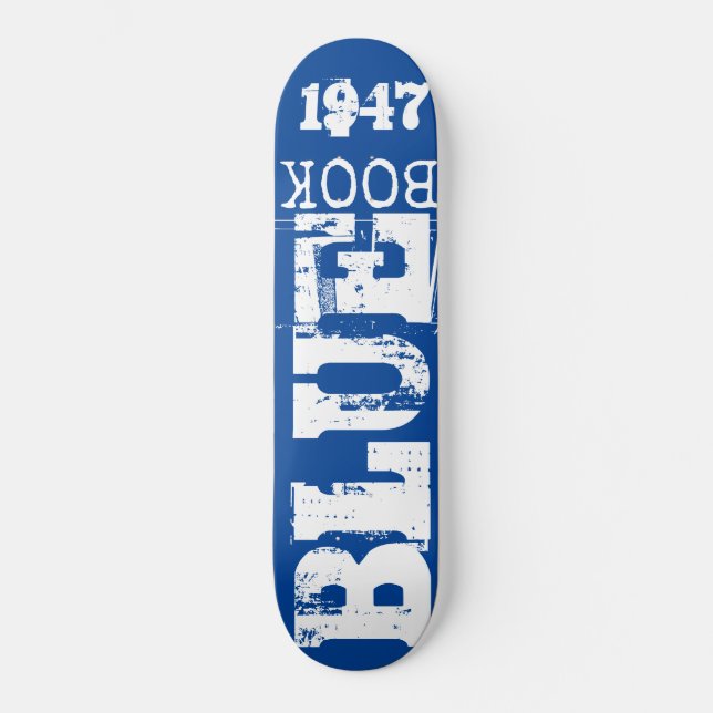 BLUE BOOK Skateboard (Vorderseite)