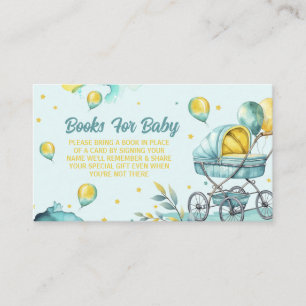 Blue Books for Baby - Baby Showbucher anfordern Begleitkarte