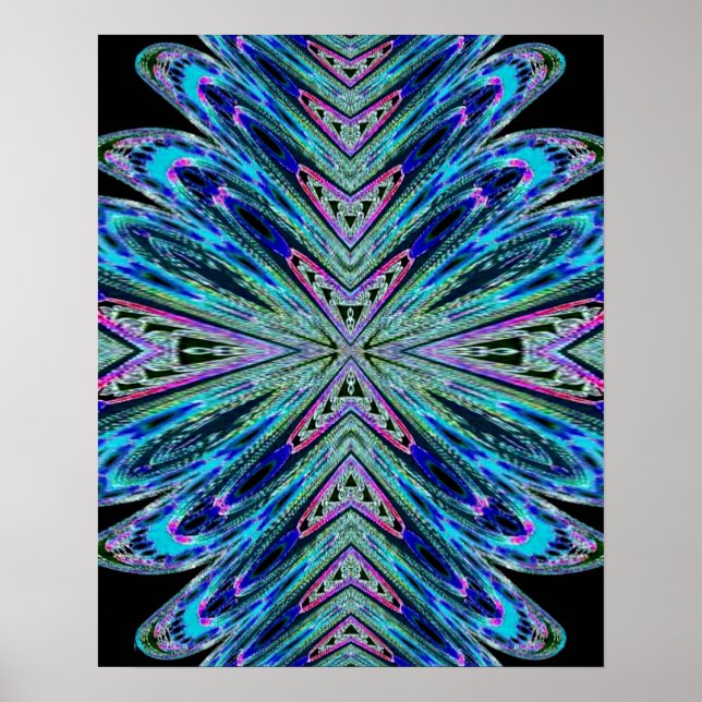 Blue Boomerang Poster (Vorne)