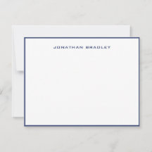 Blue Border All Caps Name