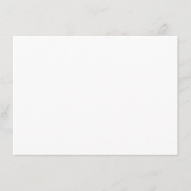 Blue Botanical Modern Wedding Thank You Card Einladung (Vorderseite)