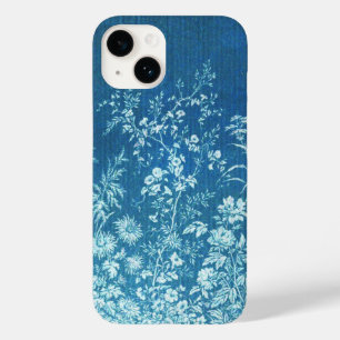 Blue Botanical Vintag Floral Print Custom Case Ma