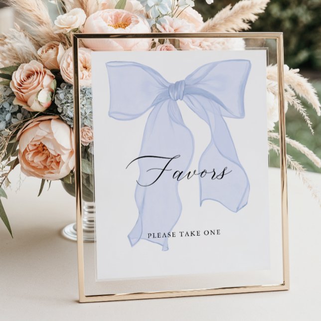 Blue Bow Baby Duwer Favoriten Poster (Von Creator hochgeladen)