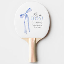 Blue Bow Baby Shower Einladung, Boy Baby Dusche