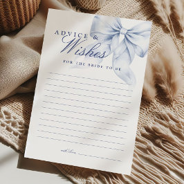 Blue Bow Brautparty Advice for Bride