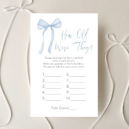 Blue Bow Coquette Boy wie alt waren sie zu spielen