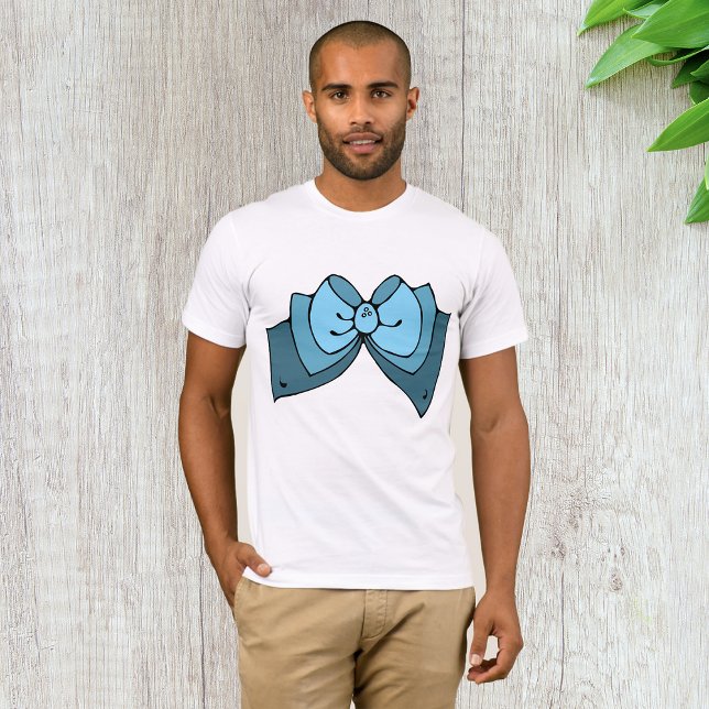 Blue Bow Mens T - Shirt (Von Creator hochgeladen)