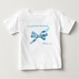 Blue Bow Tutu Bodysuit Baby T-shirt