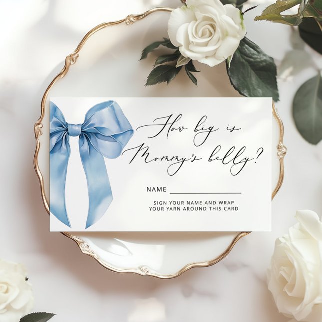 Blue Bow Wie groß ist das Bauchspiel von Mommys Begleitkarte (Von Creator hochgeladen)