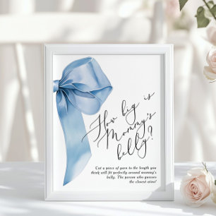 Blue Bow Wie groß ist das Bauchspiel von Mommys Poster